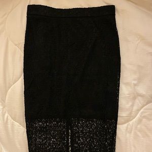 Size Small Lace Skirt with slit in the back, only worn once
